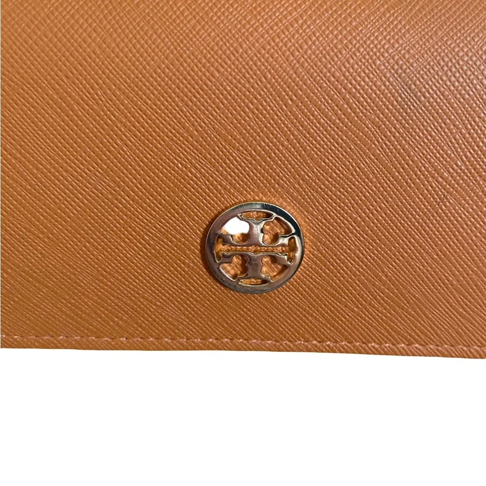 Tory Burch Saffiano Orange Leather‎ Eyeglasses/Sunglasses Case